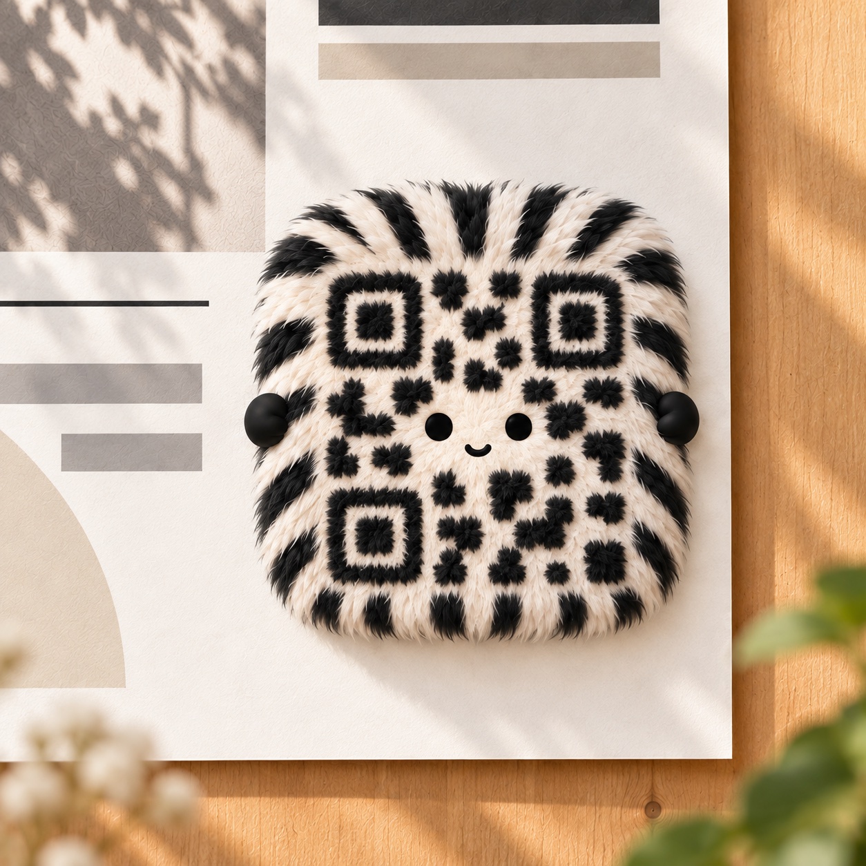 這個 QR Code 有點毛