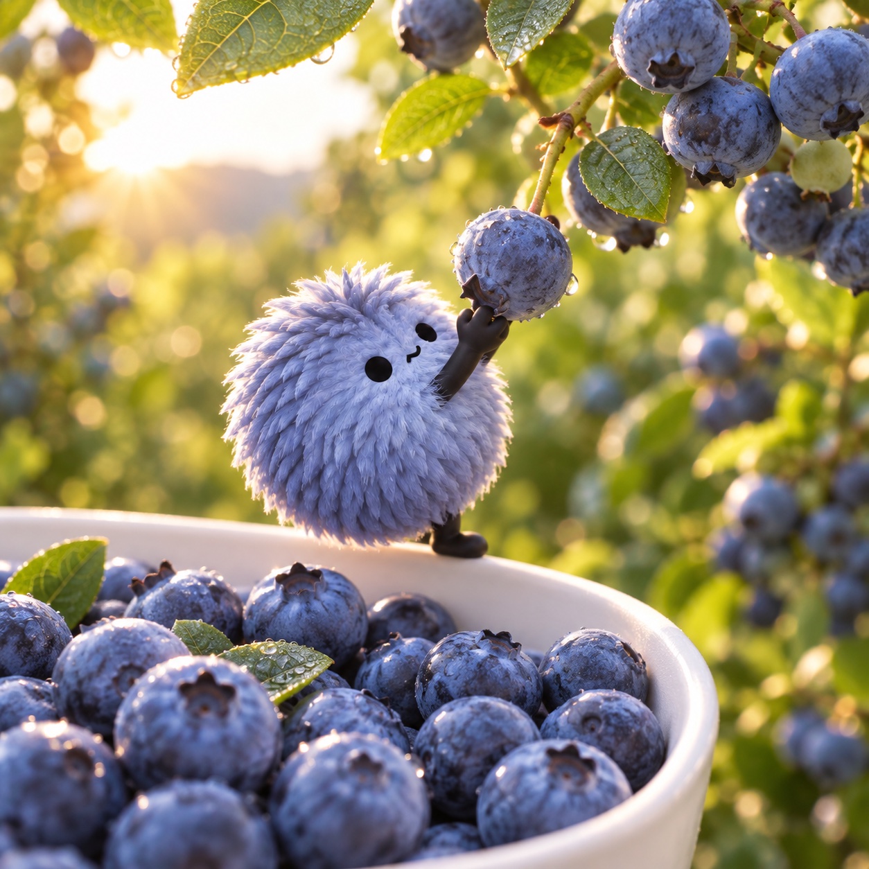 Blueberry，小小一隻也很努力