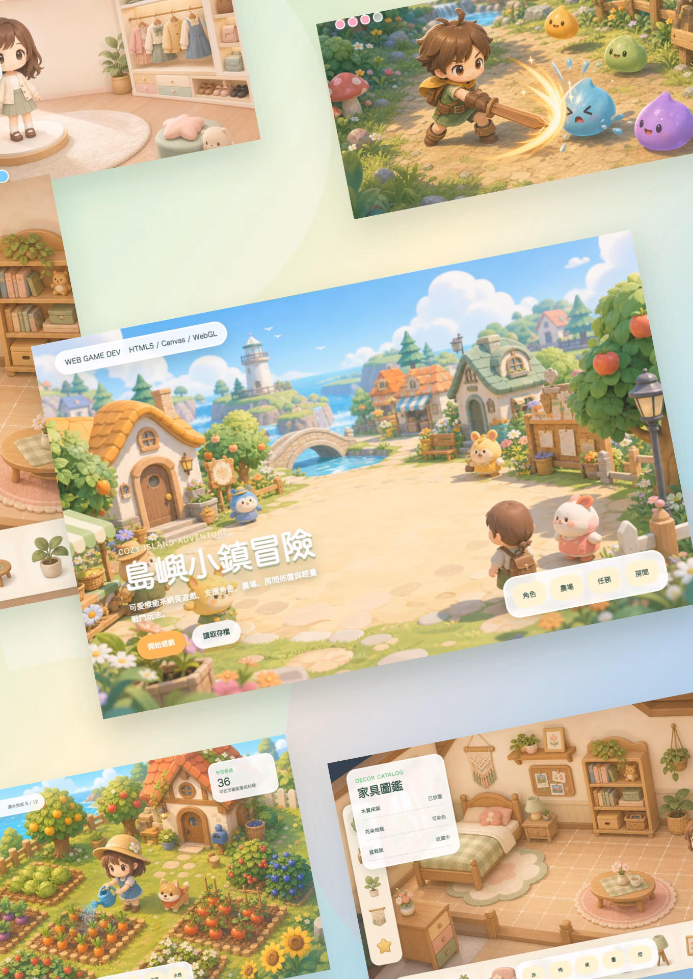 網頁遊戲開發方案